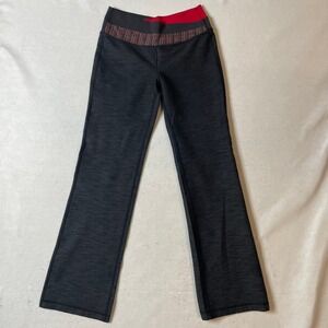 Lululemon Yoga Pants Womens Size‎ 6 Black Gray Athletic Workout Leggings